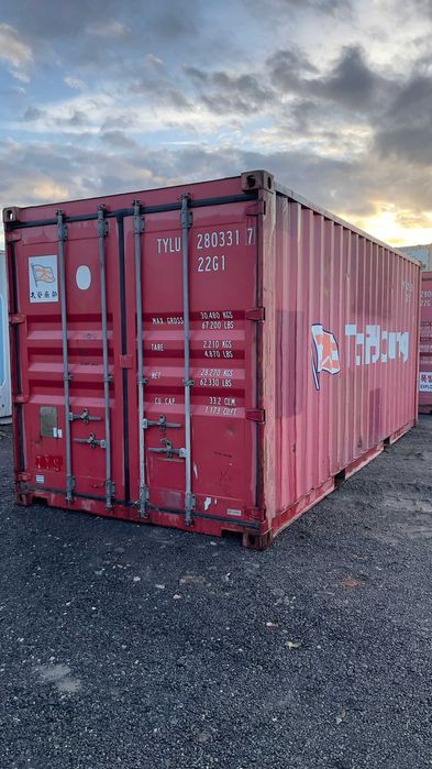 Kontener morski 20dv 6 metrowy blaszak garaż używany dobry stan