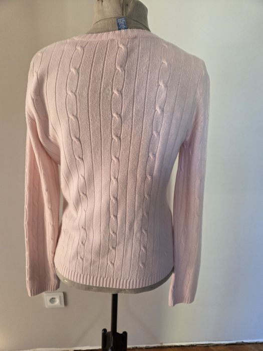 Pudrowy róż sweter  36 s