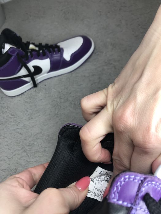 stylowe skórzane wysokie trampki nike jordan