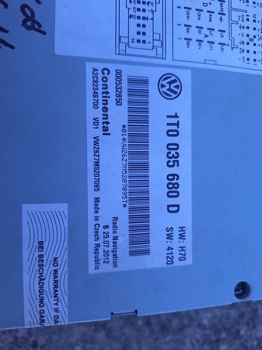 RNS 510 VW LED,navi,dysk