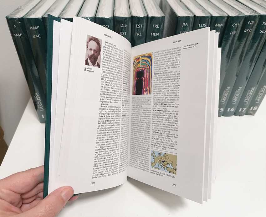 Enciclopédia Larousse (18 Volumes)