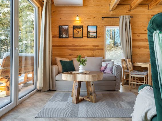 Domek na ferie  Warmia i Mazury kominek balia wyłączność jeden