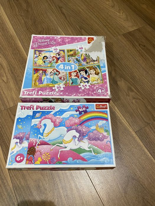 Puzzle disney 4w1 gratis jednorozec