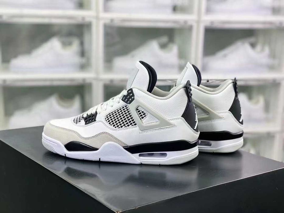 Buty koszykarskie AJ4 "biało-szare" buty męskie 36-44