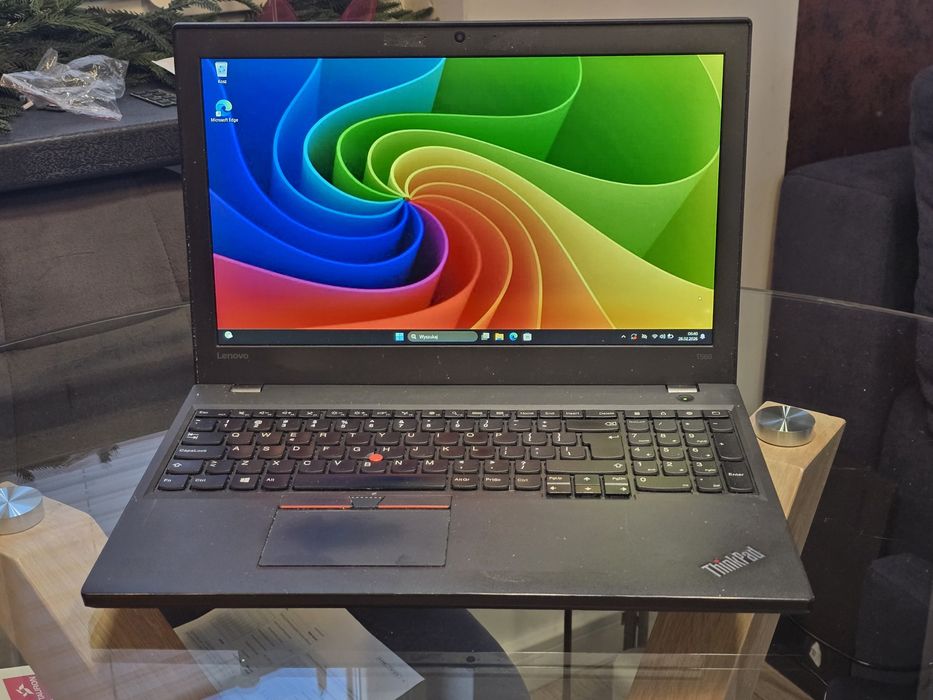 Lenovo ThinkPad T560 15,6 2XBateria' i5 16GB RAM 256GB SSD Windows 11 Gwarancja
