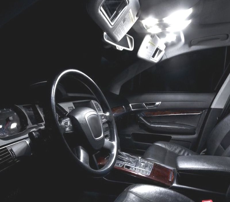 KIT COMPLETO 18 LAMPADAS LED INTERIOR AUDI A6 S6 RS6 C6 AVANT 05-11