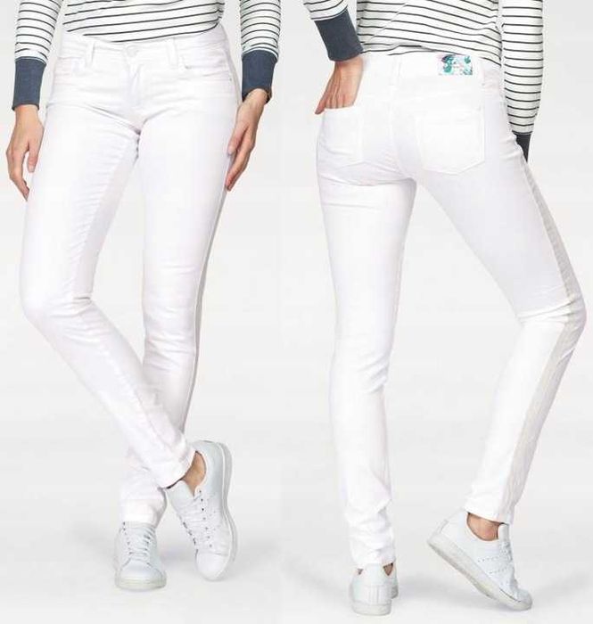 Nowe spodnie blue fire jeansowe z lampasami r. 38