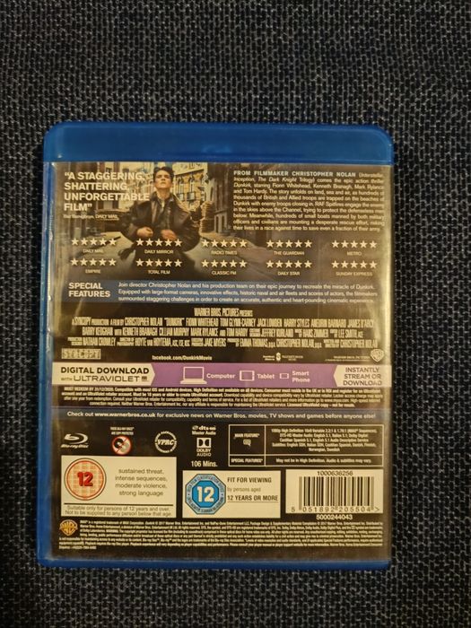 Blu Ray do filme "Dunkirk" - Ed. Especial 2 discos (portes grátis)