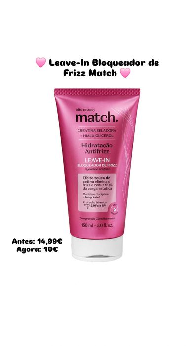 Leave-In Bloqueador de Frizz Match