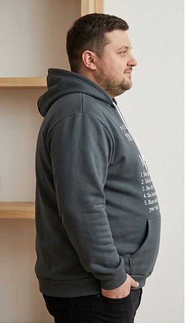 Зелене худі / Оверсайз кофта XXL / Forest Green Hoodi