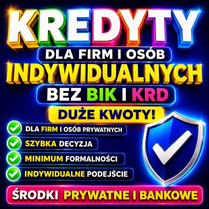 Kredyty dla firm w 1 dzień