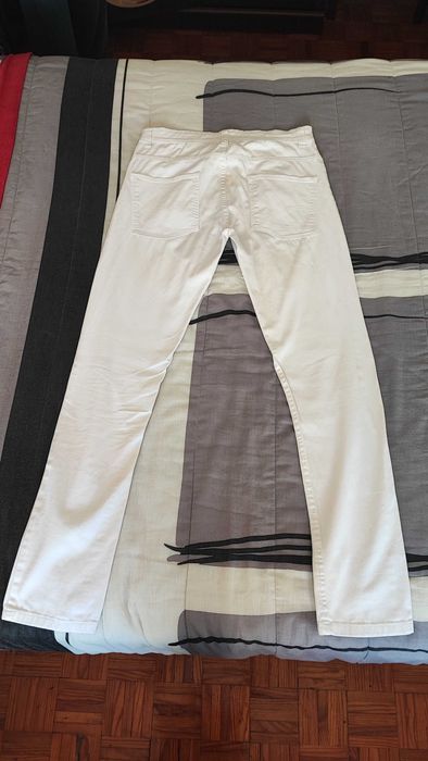 Calças Pull and Bear Skinny Brancas