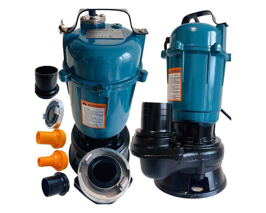 Pompa do wody czystej SZAMBA z ROZDRABNIACZEM MOCNA 3200W! + 3 KRÓĆCE