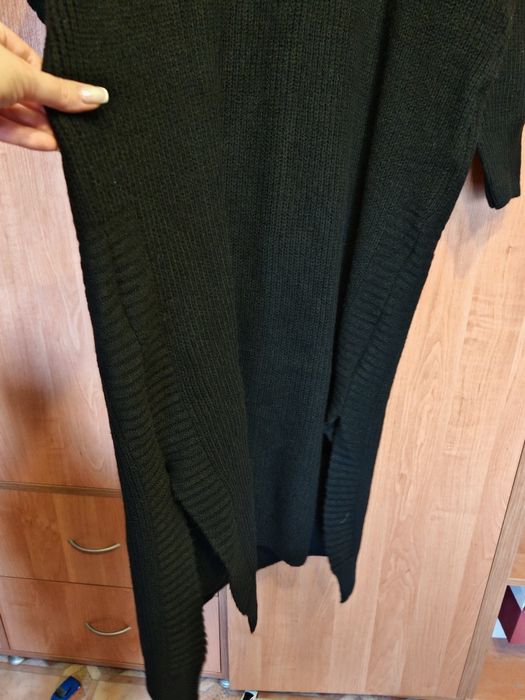 Sukienka - sweter z kapturem plus size
