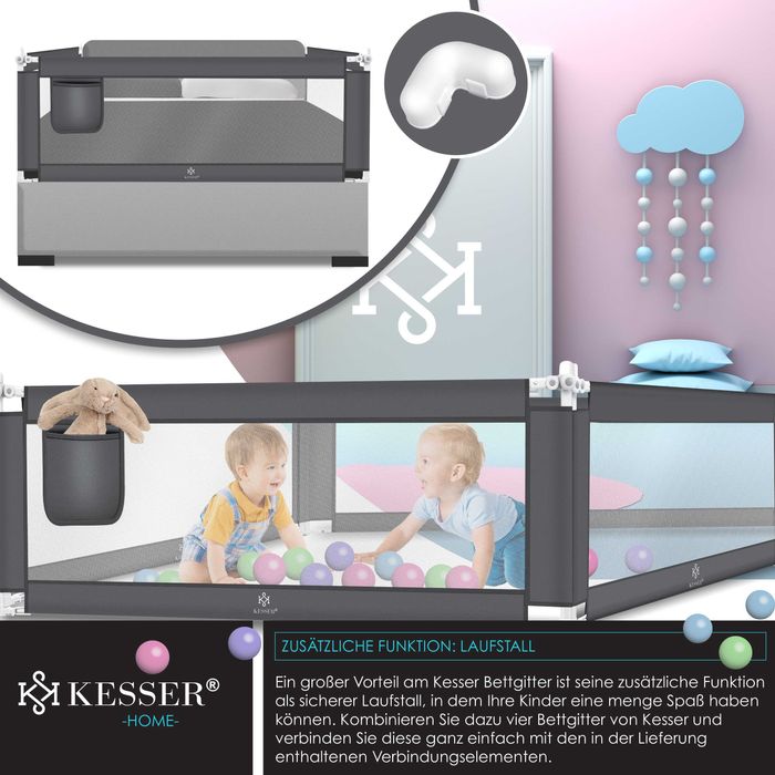 Nowa bramka / barierka zabezpieczająca /150CM/ ochrona / KESSER !4457!