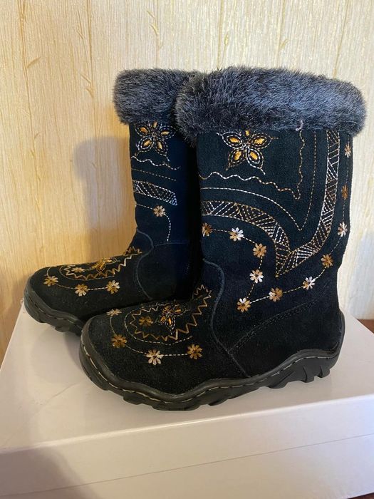 Чобітки дитячі зимові для дівчинки