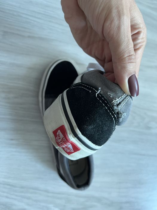 Buty tenisówki trampki Vans 24 cm szare