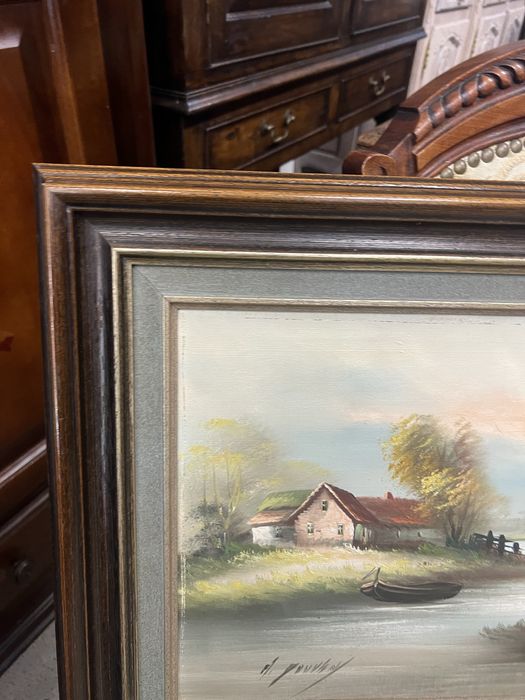 Obraz pejzaż malowany na płótnie