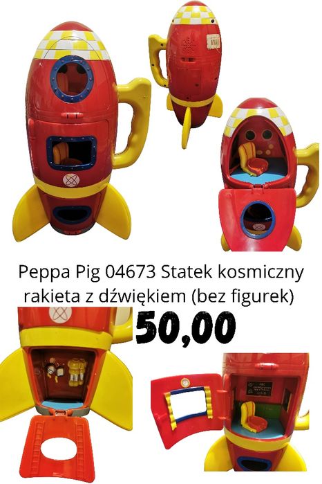 Rakieta Świnki Peppy – grająca, bez figurek