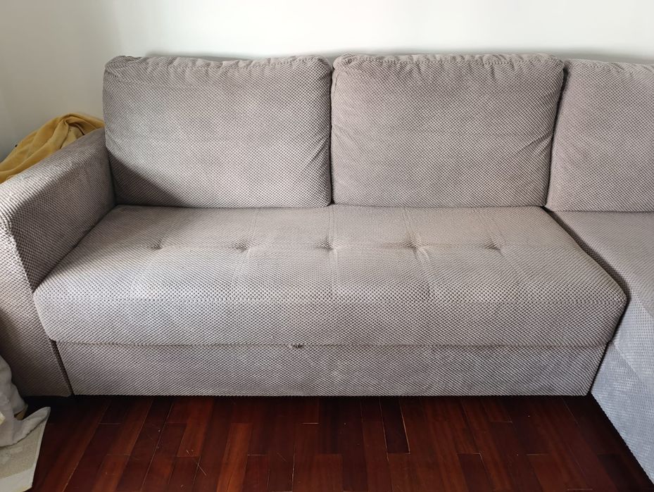 Sofá-Cama de canto (ler descrição)
