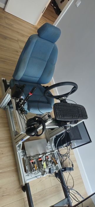 Zestaw simracing fanatec cls dd 8Nm simjack alu rig gotowy do zabawy