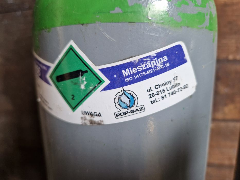 Butla migomat mieszanka CO2 Mig Mag