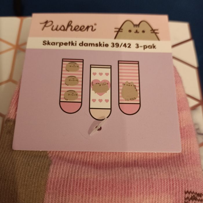 Skarpetki damskie Pusheen 3-pack 39/42