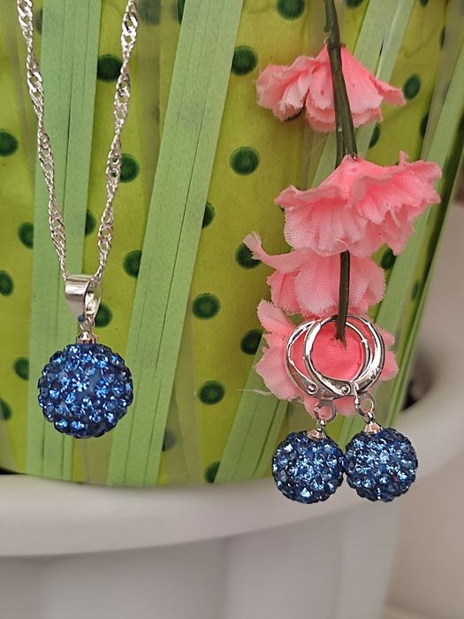 Ювелірні набори. Каблучка, сережки, кулон.. Напилення 925.