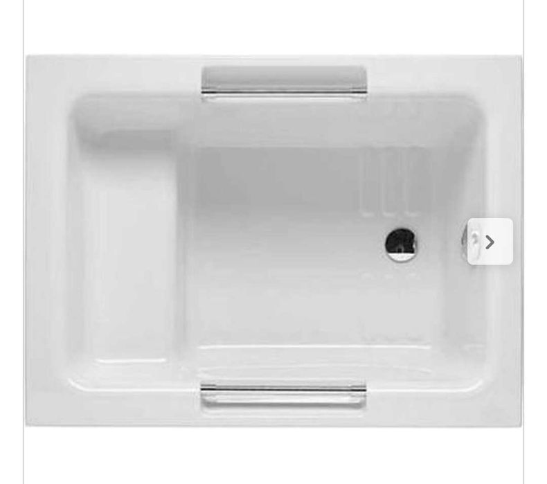 Banheira Acrílica alta densidade Pró, 100×80, Sanindusa, com chassis