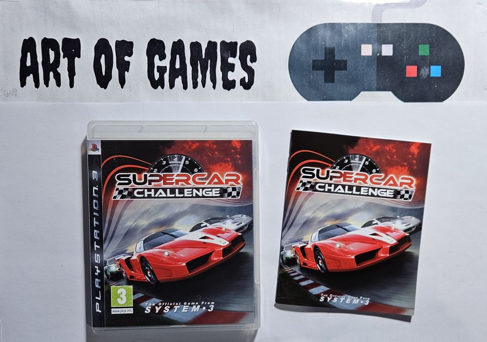 Supercar Challange Komplet 3xA Ps3 Playstation 3 Super Car