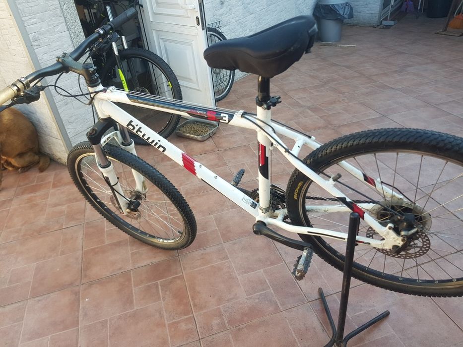 Bicicleta roda 26 rockrider travão de disco revisão feita