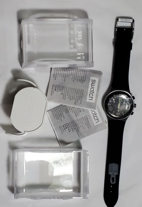 Swatch - Ray of Light Irony Swiss made Chronograph 4 Jewels Watch AG20