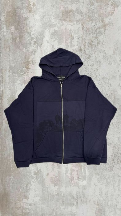 НА РУКАХ!! navy blue zip hoodie ERD  M L XL archive rick owens opium