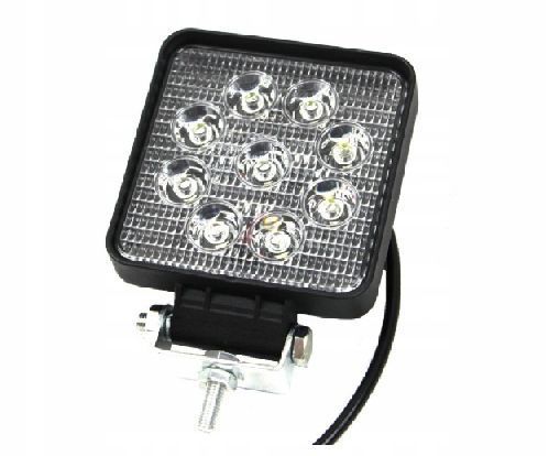 LAMPA 9 LED HALOGEN ROBOCZY 27W 12V 24V SZPERACZ
