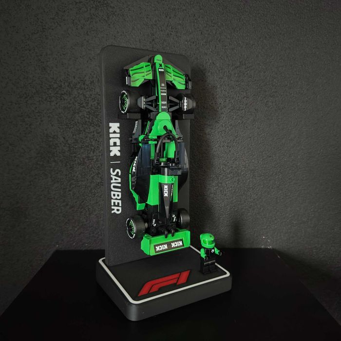 Suporte Lego Speed Champions F1 – Expositor Vertical