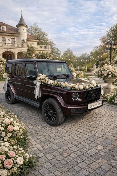 Samochód do ślubu na wesele Tarnow Kraków najnowszy Mercedes G Klasa