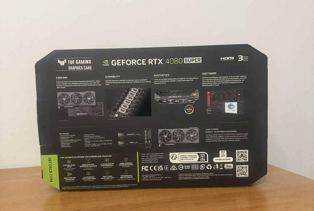ASUS GeForce RTX 4080 Super TUF Gaming OC 16GB DLSS 3