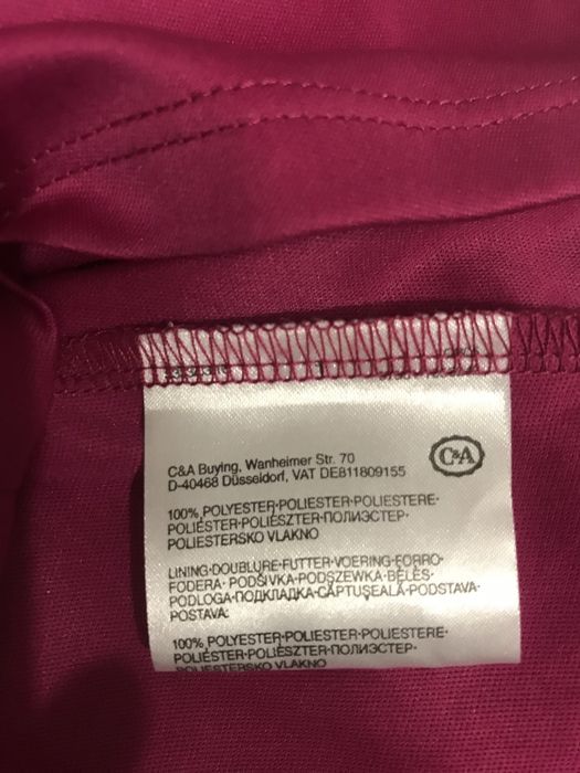 C&A. Sukienka długa róż fuksja. R.40/42