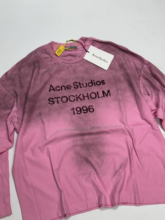 Acne Studios лонгслів лонгслив рожевий розовый кофта худи М S