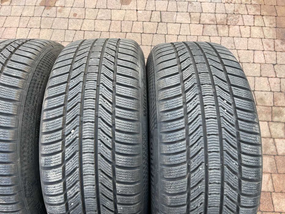 4129. Alufelgi 19" koła zimowe Tesla S Tesla Y czarne 5x120 Continental 255/45/19 2024r 7/8.5mm
