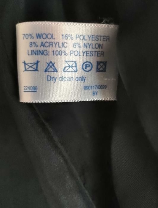 płaszczyk wełniany czarny Etam rozm. M/L