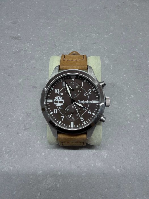 Relógio Timberland Masculino - Mostrador Escuro e Bracelete em Pele