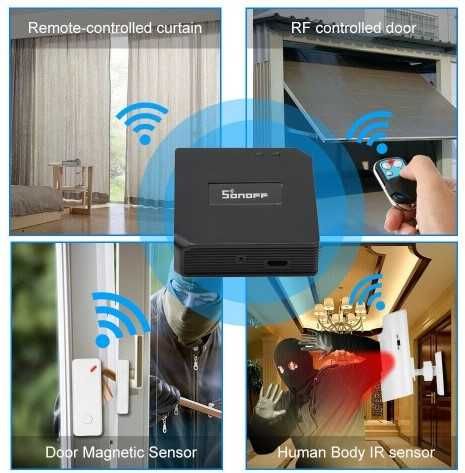 Sonoff Rf Bridge 433mhz Wifi Wireless - Suporte Alexa Google Home