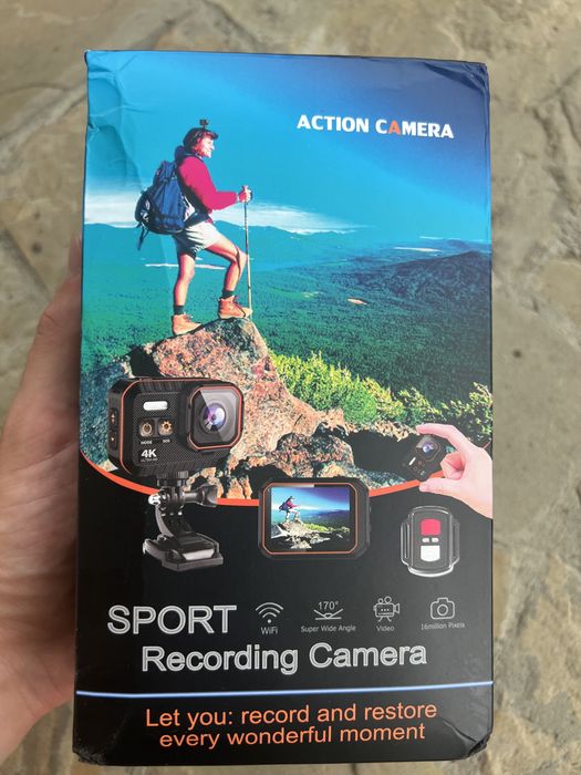 Екшн-камера Viran 4K60FPS Ultra HD Wi-Fi, спортивна камера для зйомки