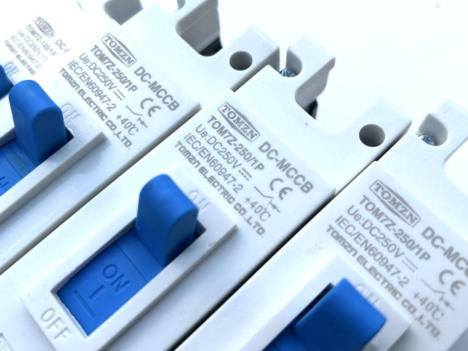 Автоматический выключатель Tomzn TOM7Z 125/160/200/250A DC PV 1P