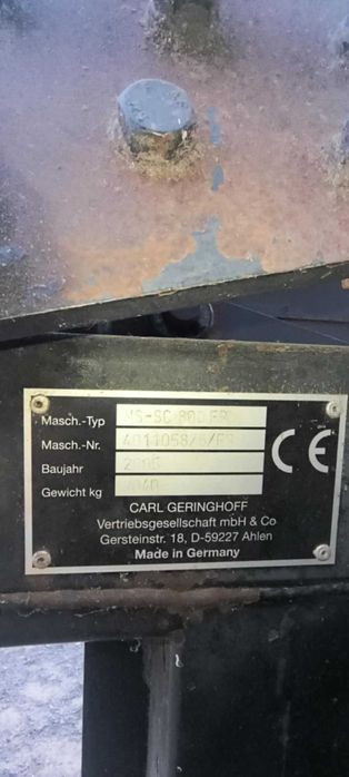 Przystawka do kukurydzy 8-rzędowa GERINHOF MS-SC 800 FB do kombajnu