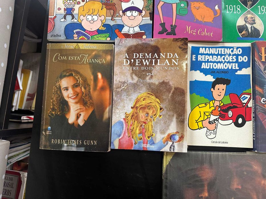 Lote de 13 livros variados — infantis, juvenis e enciclopédias