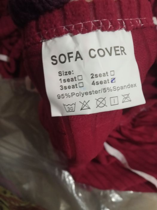 Capa de sofá 4 lugares bordeaux433331731799091206