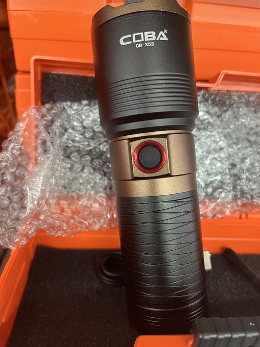 Lanterna ultra potente zoom 2 km regulavel