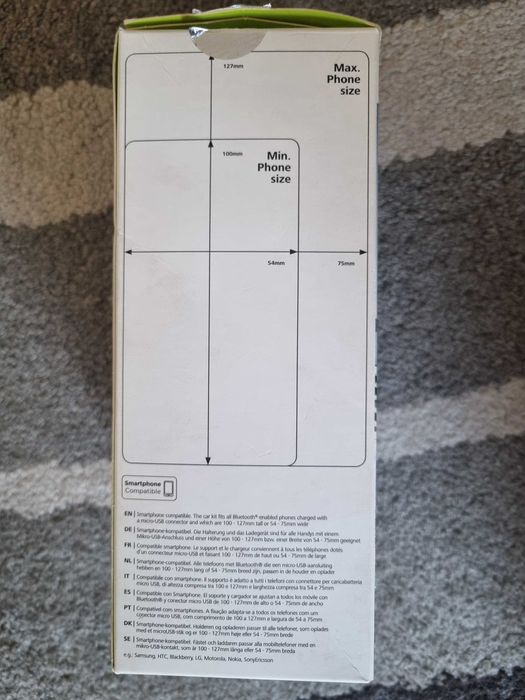 kit carro mãos-livres para telemóvel/smartphone TomTom